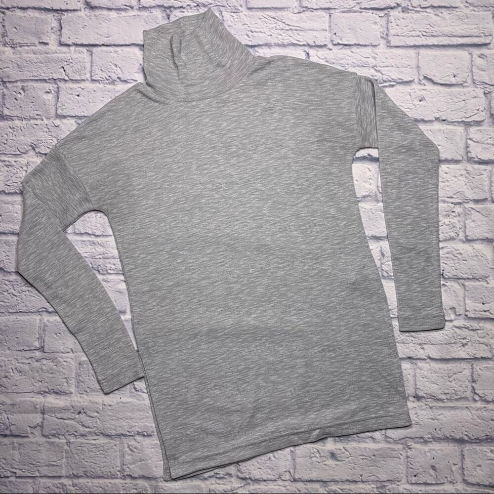 J.Crew Vintage Fleece Turtleneck in Grey